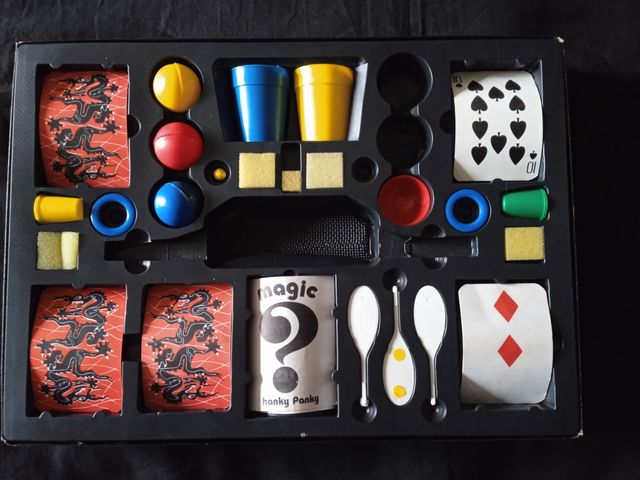 Juego "Súper Magia, 65 Trucos" Hanky Panky, 1980