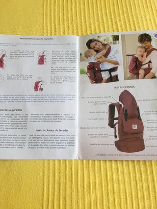 Mochila Ergobaby con reductor.