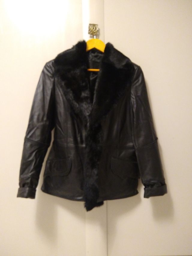 chaqueta de piel