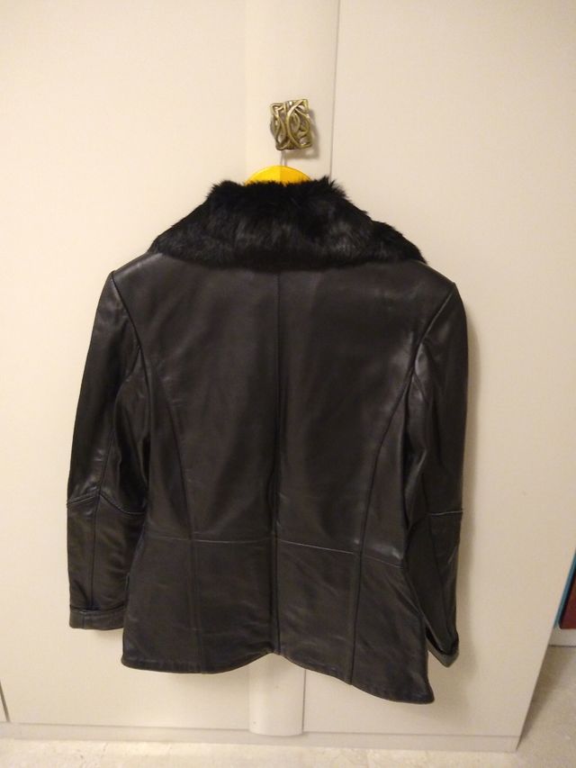 chaqueta de piel