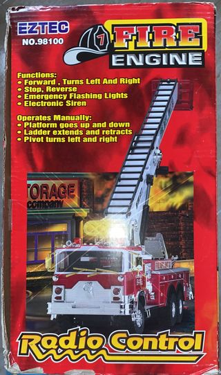 Camión de bomberos radio control EZTEC