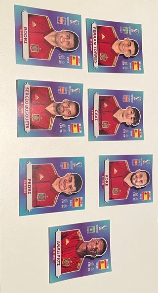 Stickers España mundial 2022