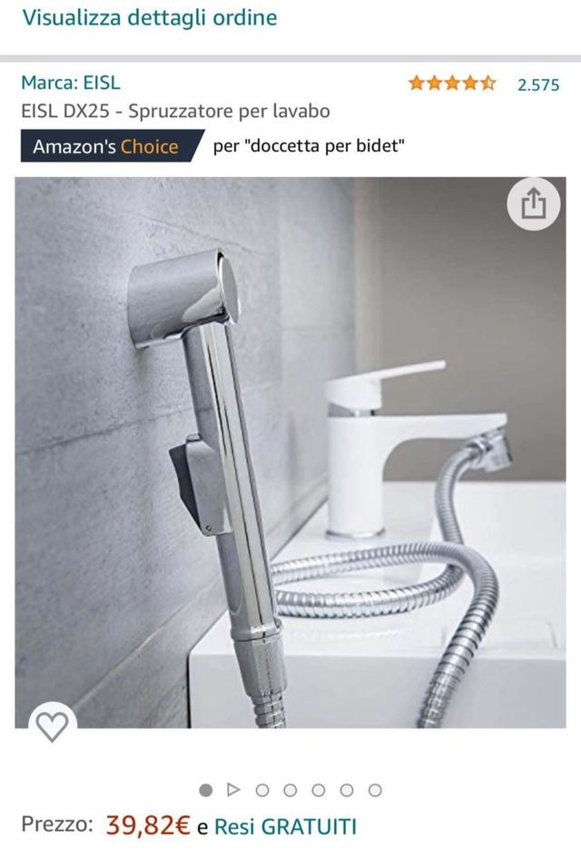 Spruzzatore per lavabo