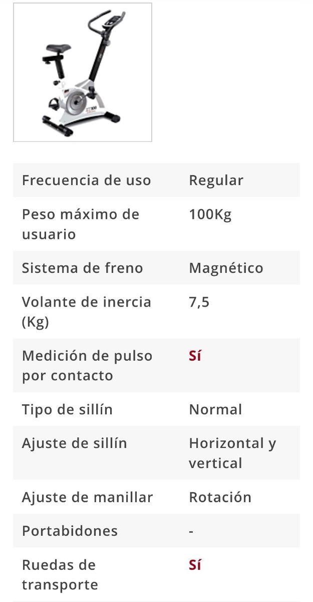 Estática BH Fitness ZT100