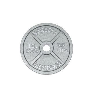 LOTE DISCOS BARBELL OLIMPICOS  METAL FUNDIDO