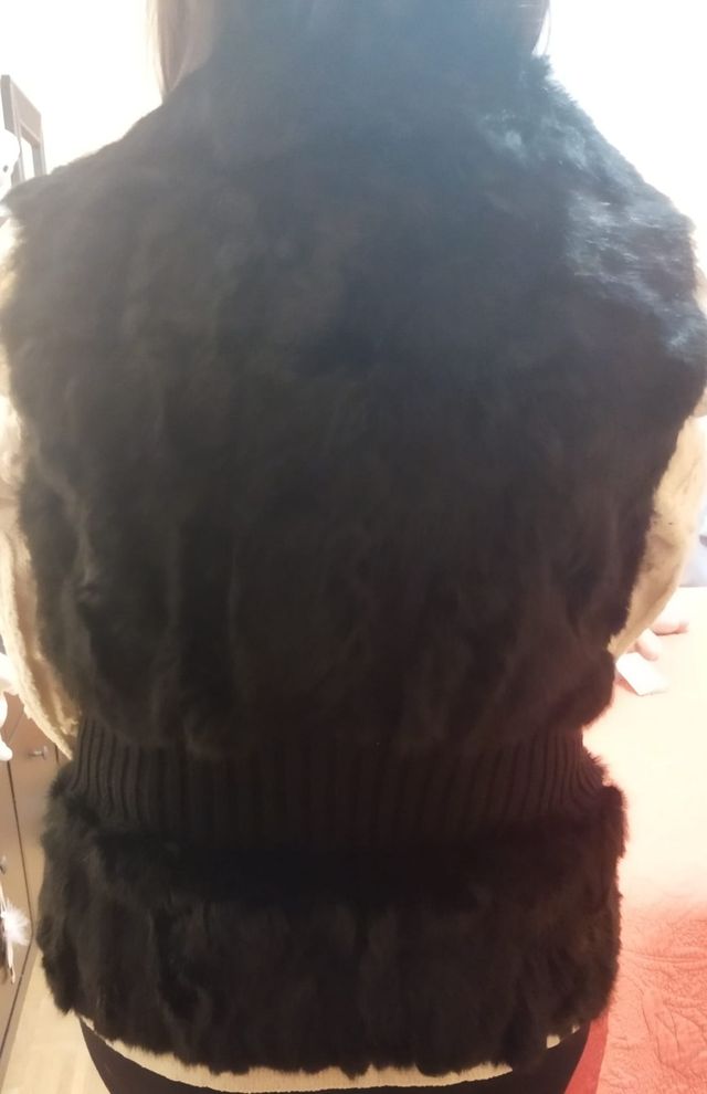 Chaleco pelo natural