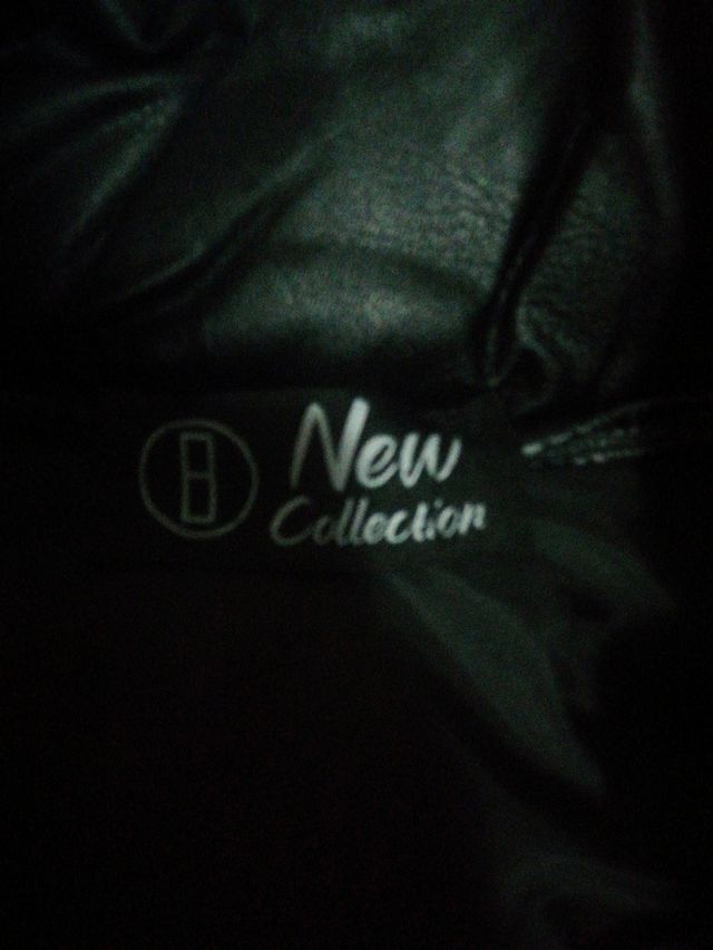 chaleco talla L negro polipiel NUEVO CON ETIQUETA