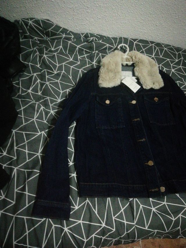 cazadora vaquera talla XL Cortefiel mujer