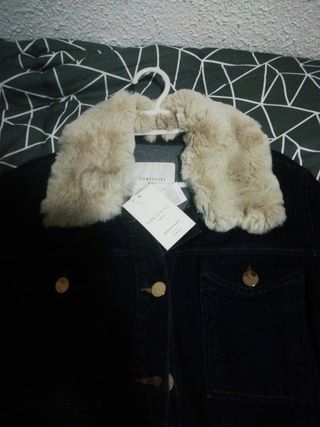 cazadora vaquera talla XL Cortefiel mujer