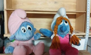Figuras pvc y peluche de los pitufos ENVIO