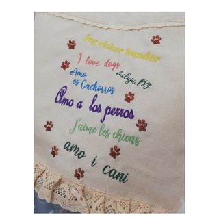 Bolso hecho a mano perrito