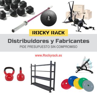 🟡 Muebles rack wallball discos y pesas 