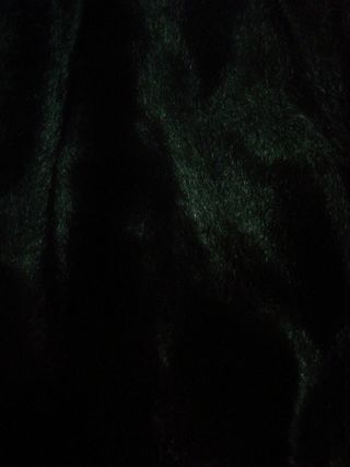 abrigo talla L negro de pelo Zara mujer