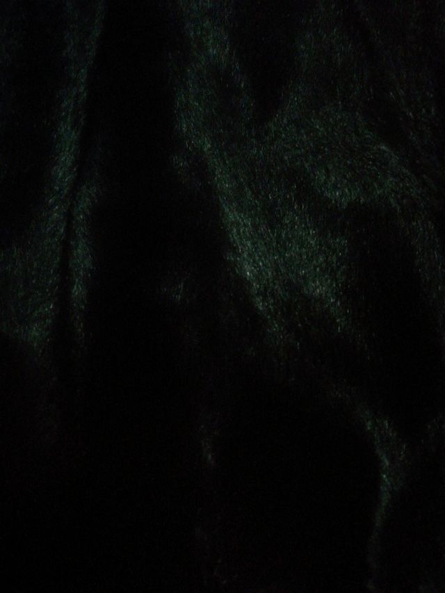 abrigo talla L negro de pelo Zara mujer