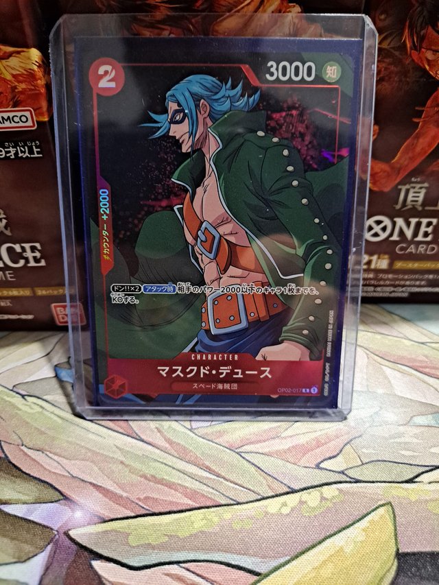 Masked Deuce R Alt Japon sOP02 017 One Piece TCG De Segunda Mano Por 