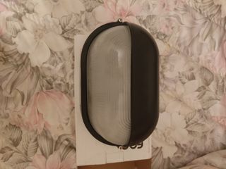 6 Apliques de pared aluminio ,cristal