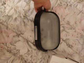 6 Apliques de pared aluminio ,cristal