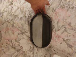 6 Apliques de pared aluminio ,cristal