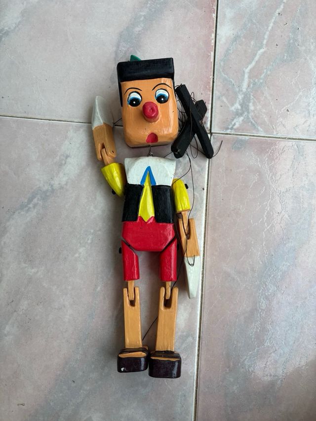 Marioneta Pinocho/Pinocchio de madera 