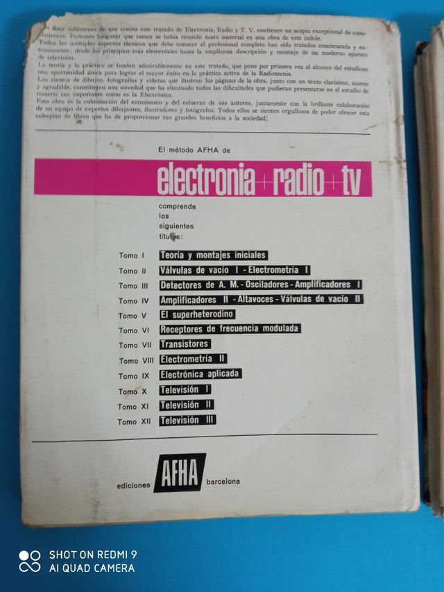 livros de reparação de rádio y, t, v