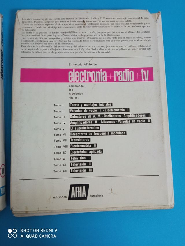 livros de reparação de rádio y, t, v