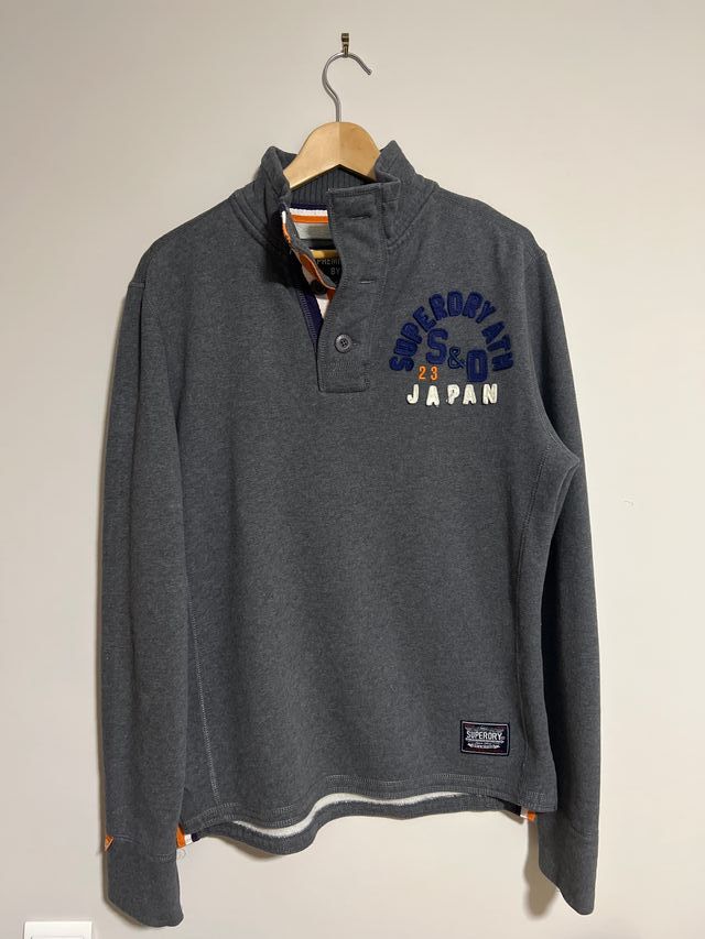 Jersey Superdry S Gris