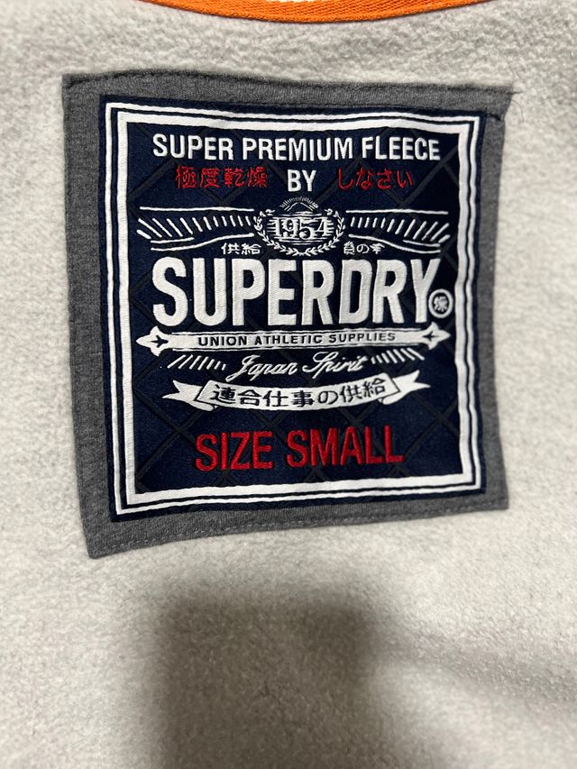 Jersey Superdry S Gris