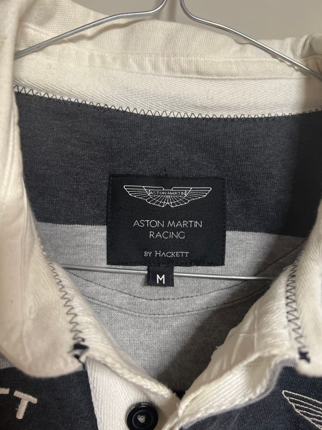 Polo Manga Larga Hackett Aston Martin M