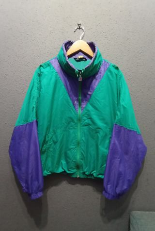 Chaqueta Oversize K-Way Retro Vintage 90s.