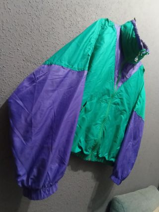 Chaqueta Oversize K-Way Retro Vintage 90s.