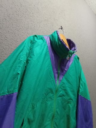 Chaqueta Oversize K-Way Retro Vintage 90s.