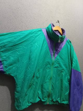 Chaqueta Oversize K-Way Retro Vintage 90s.