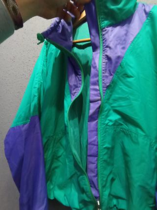 Chaqueta Oversize K-Way Retro Vintage 90s.