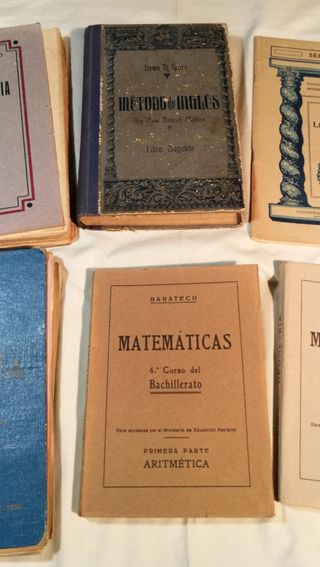 Libros antiguos ENSEÑANZA (Años 30 y 40)