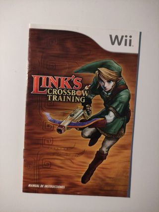 Manual juego link Zelda de wii