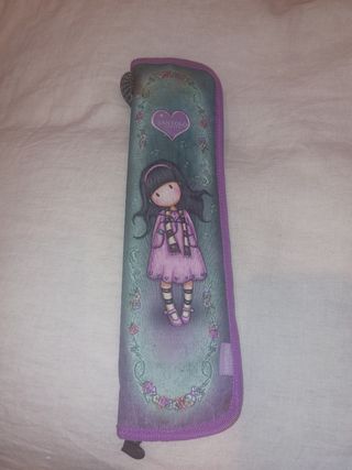 Flauta de madera con funda y limpiador