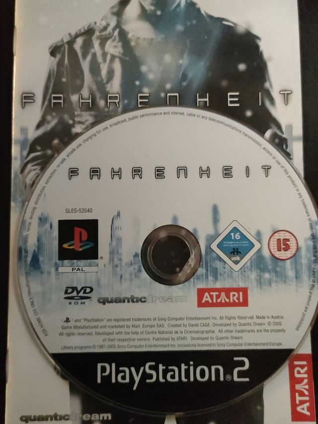 juego Fahrenheit sin caja