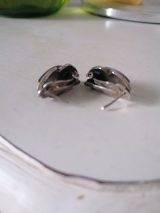 Pendientes plata rojos