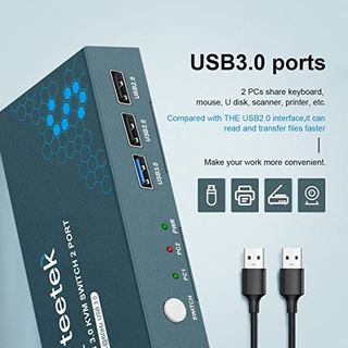 Kvm switch HDMI 2 puertos 4k NUEVO