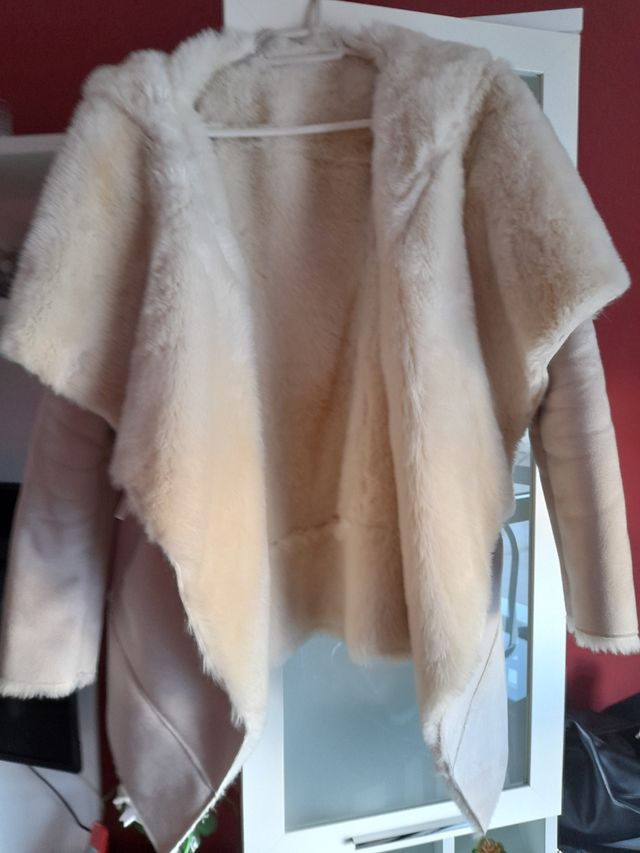 abrigo de ante y pelo