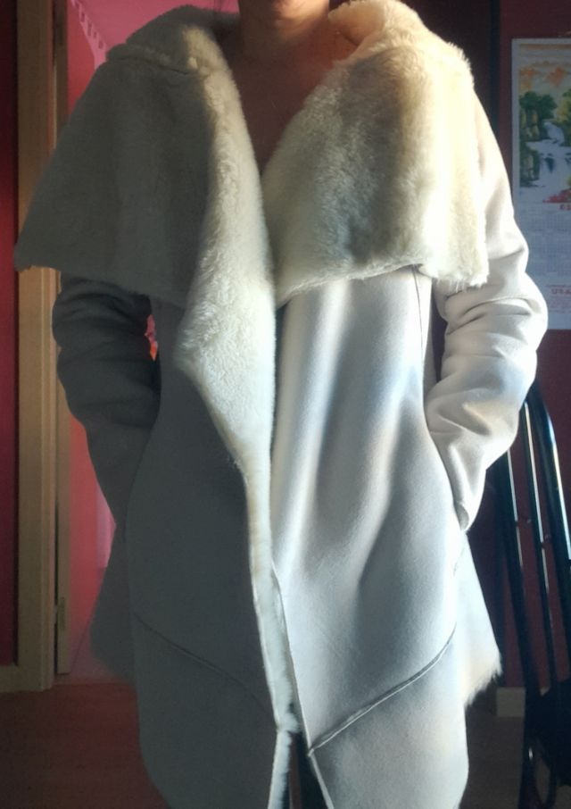 abrigo de ante y pelo
