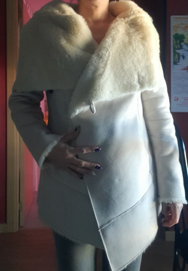 abrigo de ante y pelo