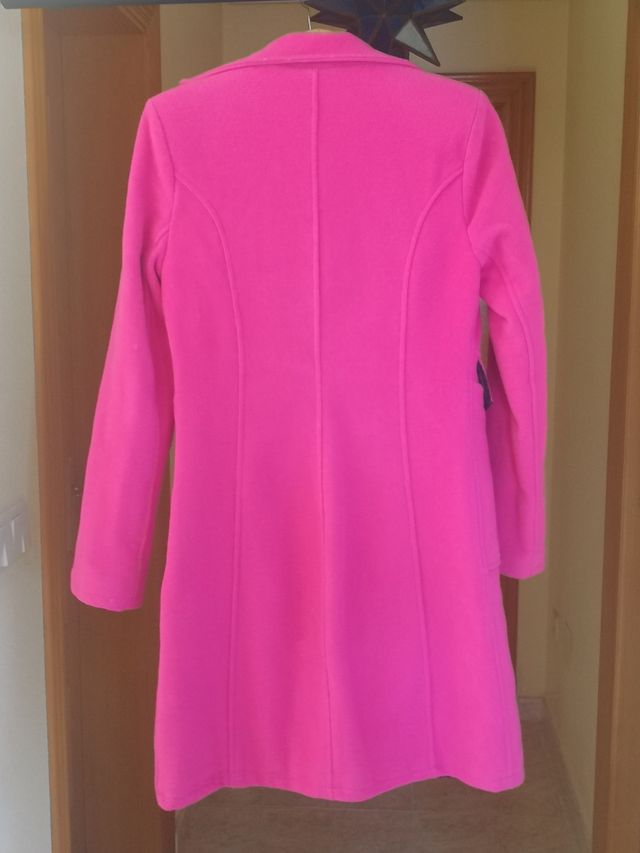 Abrigo 3/4 fuxia