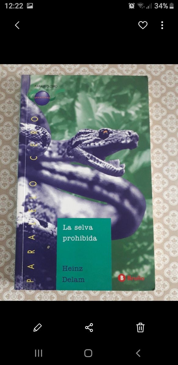 LIBRO🎁LA SELVA PROHIBIDA.