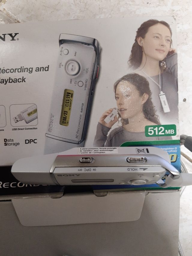 grabador de voz en mp3 Sony ICD U60