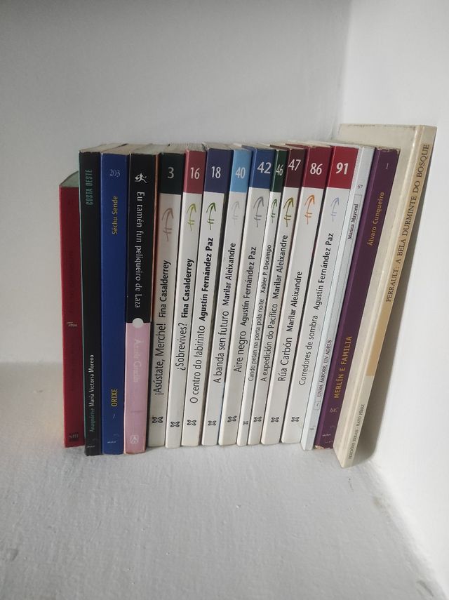 Libros literatura gallega