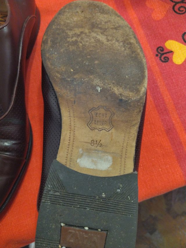 vendo zapatos Marrones de piel buen estado