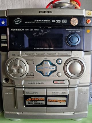 mini cadena Aiwa