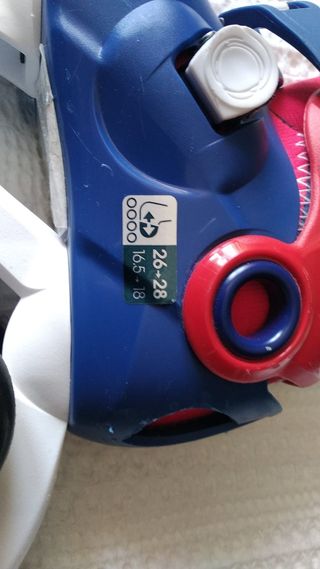 Patines infantiles con protecciones