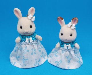 Set dos vestidos mamá y niña Sylvanian families